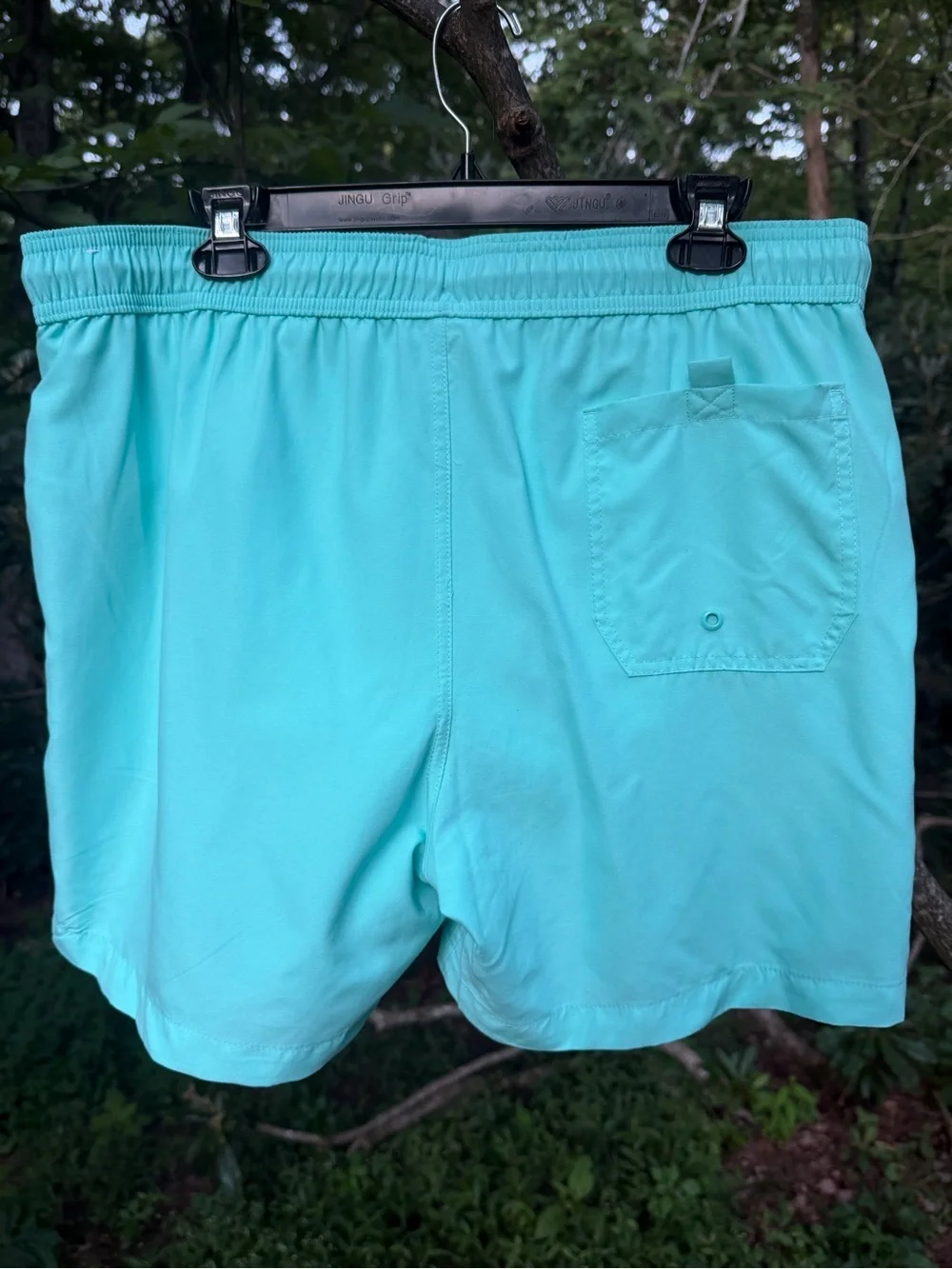 George Mint Green Elastic Waist Shorts Size L (36-38)
